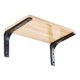 thumbnail image 5 of Soporte de estante de 2 uds, soporte de pared resistente, soporte de estante de pared en forma de L, 150x125mm, soporte de estante, soporte de estante de pared negro, 5 of 5