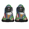 thumbnail image 5 of Irish Shamrock Happy StPatrick Day American flag Shoes Sneakers Black Size 8, 5 of 7