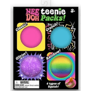 Nee Doh Teenie Quad Squad 4 Pack, 1 pack of random colors