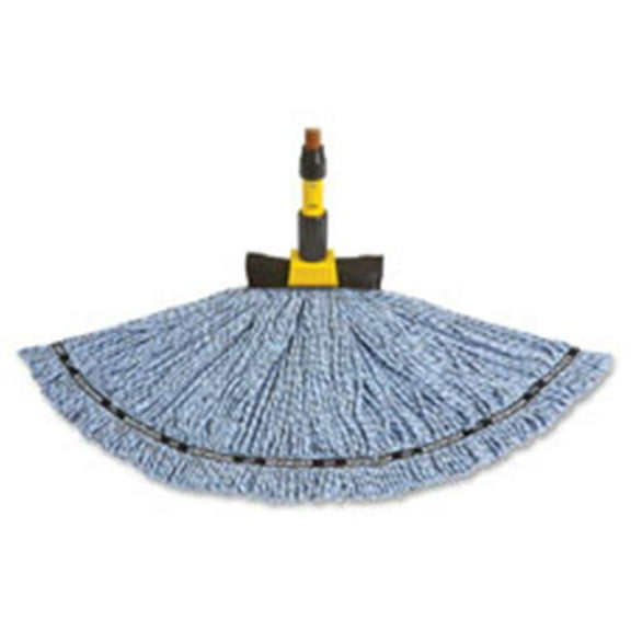 Rubbermaid Commercial Products RCP1924815 Medium Maximizer Microfiber Mop head, Green, Medium -, 6 Per Each