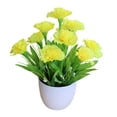 thumbnail image 2 of FENGGHAO Mothers Day Artificial Carnation Bouquet Potted Plant Realistic Silk Flowers UV Resistant Bendable Stems Home Decor Wedding Centerpiece, 2 of 7