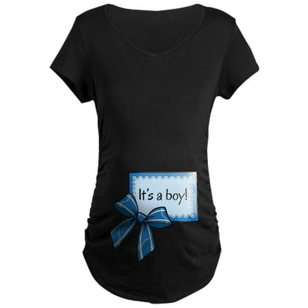 CafePress - Its A Boy! Maternity T Shirt - Maternity Dark