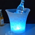 thumbnail image 2 of Cubo de hielo 5L Cerveza LED Barra de plástico KTV Party Barware Azul Barbie Nuevos Originales, 2 of 8