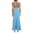 thumbnail image 2 of Halston womens  Kasen Gown, 2, Blue, 2 of 3