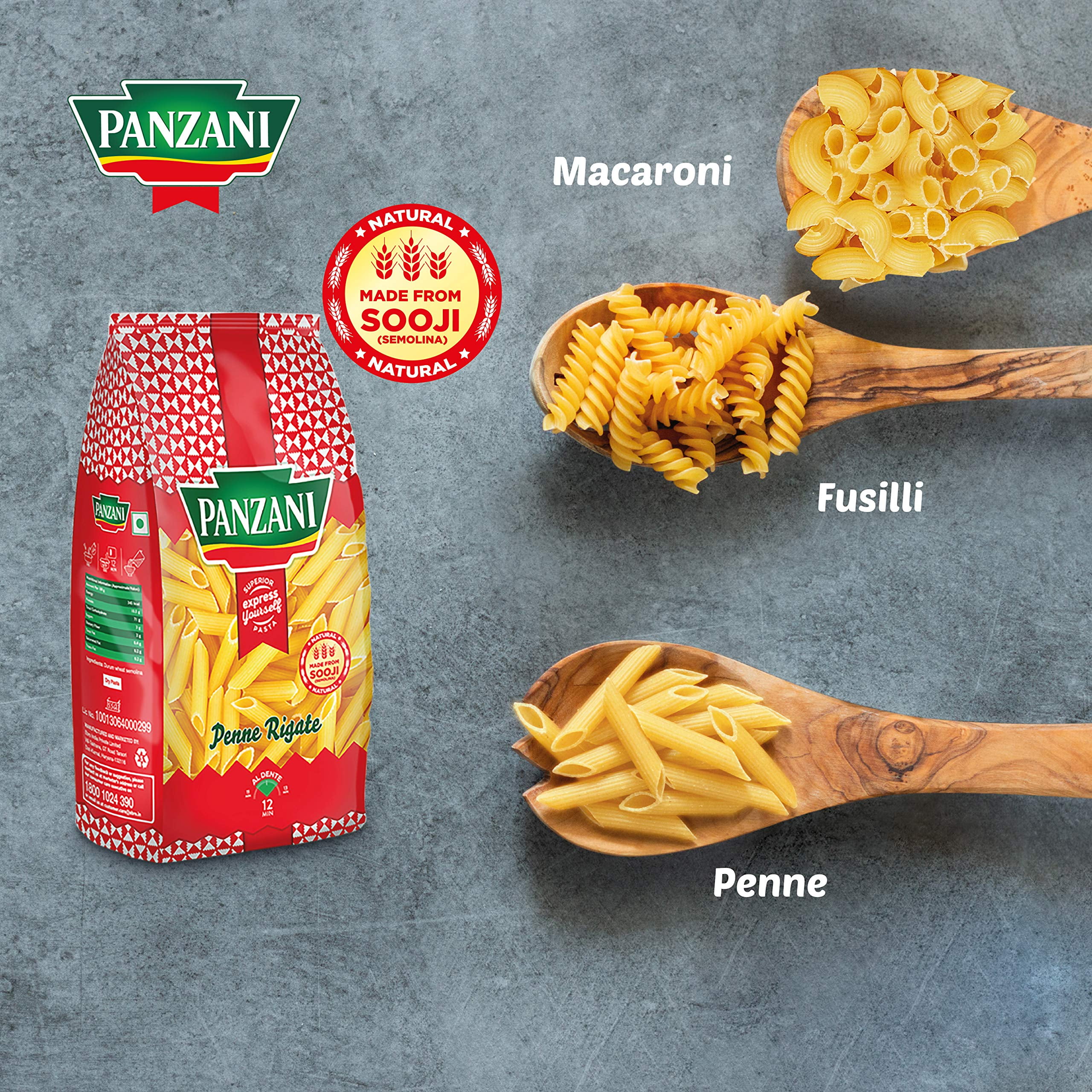 PANZANI 3 Minutes Mini Penne Pasta, 2 x 400 g (Pack of 2) : :  Grocery & Gourmet Foods