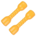 thumbnail image 4 of UPOUART 1Pair Plastic Dumbbells Yellow ABS Material for Dance Performance and Exercise, 4 of 8