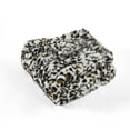 thumbnail image 6 of Nanshing Allea Plush Throw Blanket, Black White, 50" x 60", 6 of 7