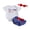 White, variant on BemeyourBBs Newborn Baby Girl 4th Of July Outfit Independence Day Patriotic Summer Clothes Star Letter Bow Print Short Sleeve Romper Bloomers Shorts And Headband 3 Pcs Set