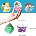 thumbnail image 2 of 100Pc Cake Cups Clearance! 100 Rainbow Colors Paper Candy Nut Cups Baking Liners, 2 of 3