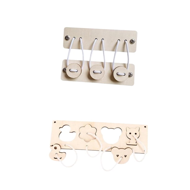 Tablero ocupado Montessori,Juguetes educativos de tablero ocupado Montessori de madera,Juguetes de aprendizaje temprano Material didáctico Jardín de infancia,Rompecabezas de tablero ocupado Sunnimix Tablero ocupado Montessori