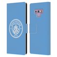 thumbnail image 1 of Head Case Designs Officially Licensed Manchester City Man City FC Badge Blue White Mono Leather Book Wallet Case Cover Compatible with Samsung Galaxy Note9 / Note 9, 1 of 6