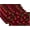 Cherry Red, variant on Grateful Thankful Blessed Placemats Set of 6,Wood Grain Dinner Table Mats Non-Slip Washable Mats for Kitchen Dinner Party Tablemat 12x18Inch