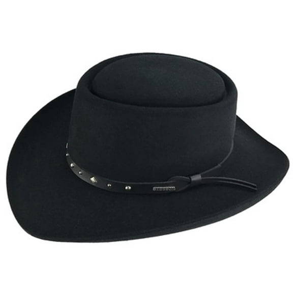Stetson Dice - Wool Gambler Hat 7 3/8 Black
