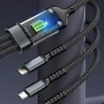 thumbnail image 3 of Cargador Sidaley 100W Transparente Carga Rápida Triple 100W, 3 of 6