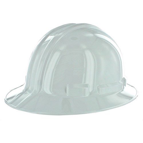 3M FullBrim NonVented Hard Hat with Ratchet Adjustment, White