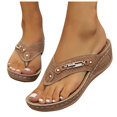 thumbnail image 3 of Women's Orthopedic Wedge Sandals Arch Support Platform Non-Slip Beach Casual Summer, 3 of 9