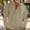 57#Khaki, variant on 2024 Men's 1/4 Button Sweatshirts Long Sleeve Stand Collar Pullover Loose Vintage Sweatshirt Tops Button Patch Embroidered Sweatshirt Long Sleeve Stand Collar Top Shirt