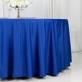 thumbnail image 6 of BalsaCircle 120 in Royal Blue Premium Scuba Polyester Round Tablecloth Party Linens Wedding Events Decorations Supplies, 6 of 8