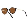 thumbnail image 6 of SUNVOES Polarized Round Vintage for Men Women Fashion Sunglasses Gold/Black, 6 of 10