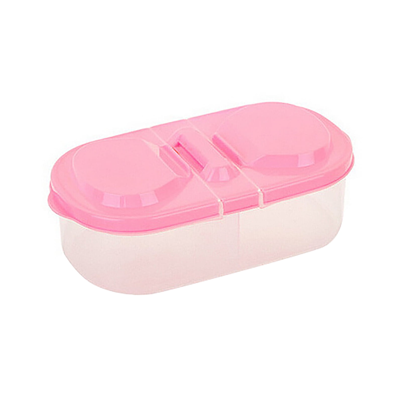 Snapware Plastic Food Storage - 2 pack - Clear/Pink, 1.3 c - Kroger