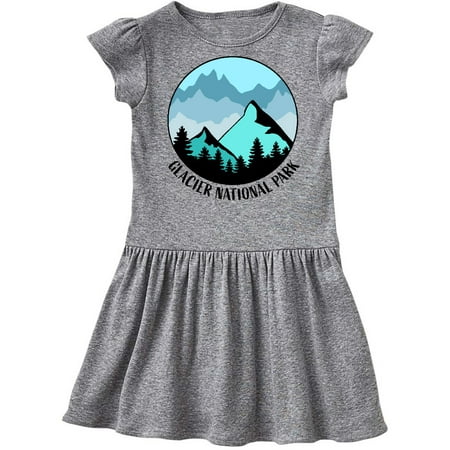 

Inktastic Glacier National Park Montana Mountains Gift Toddler Girl Dress