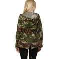 thumbnail image 4 of MixMatchy Women's Casual Lightweight Military Safari Anorak Utility Jacket, 4 of 7