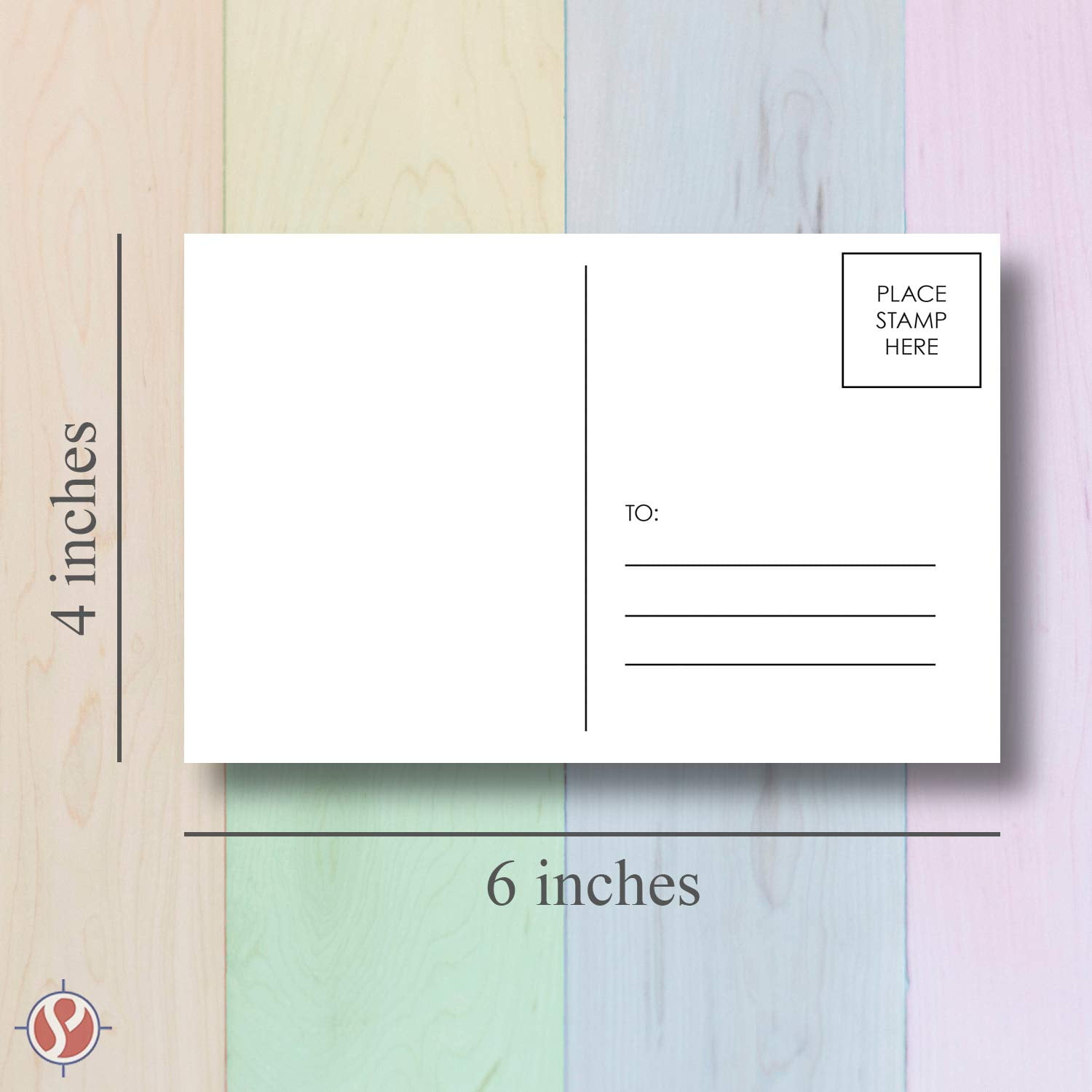 4 x 6 Blank White Postcards USPS compliant (mailable) 50 per pack 