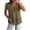 Army Green@GC@, variant on Women's Tshirts Flutter Sleeve T Shirts for Women Casual V Neck Solid Color Lightweight Tees Soft Cozy Tops