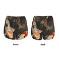 thumbnail image 3 of Vsdgher Koi Fish Tranquility Athletic Shorts for Women, Women's Running Double Layer Shorts, High Waisted Yoga Shorts, Workout Athletic Shorts-Small, 3 of 7