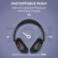 thumbnail image 4 of 1MORE SonoFlow SE Active Noise Cancelling Wireless Headphones, Over Ear Bluetooth Headphones with DLC Dynamic Driver, 70H Playtime, Clear Calls, Custom EQ via app, 4 of 5