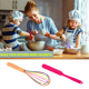 thumbnail image 5 of Juego de mini utensilios de cocina de 2 piezas: utensilios de cocina de silicona con mangos de madera, 5 of 5