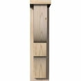 thumbnail image 2 of 5 1/2"W x 10"D x 22"H Ridgewood Smooth Corbel w/Backplate, Douglas Fir, 2 of 9