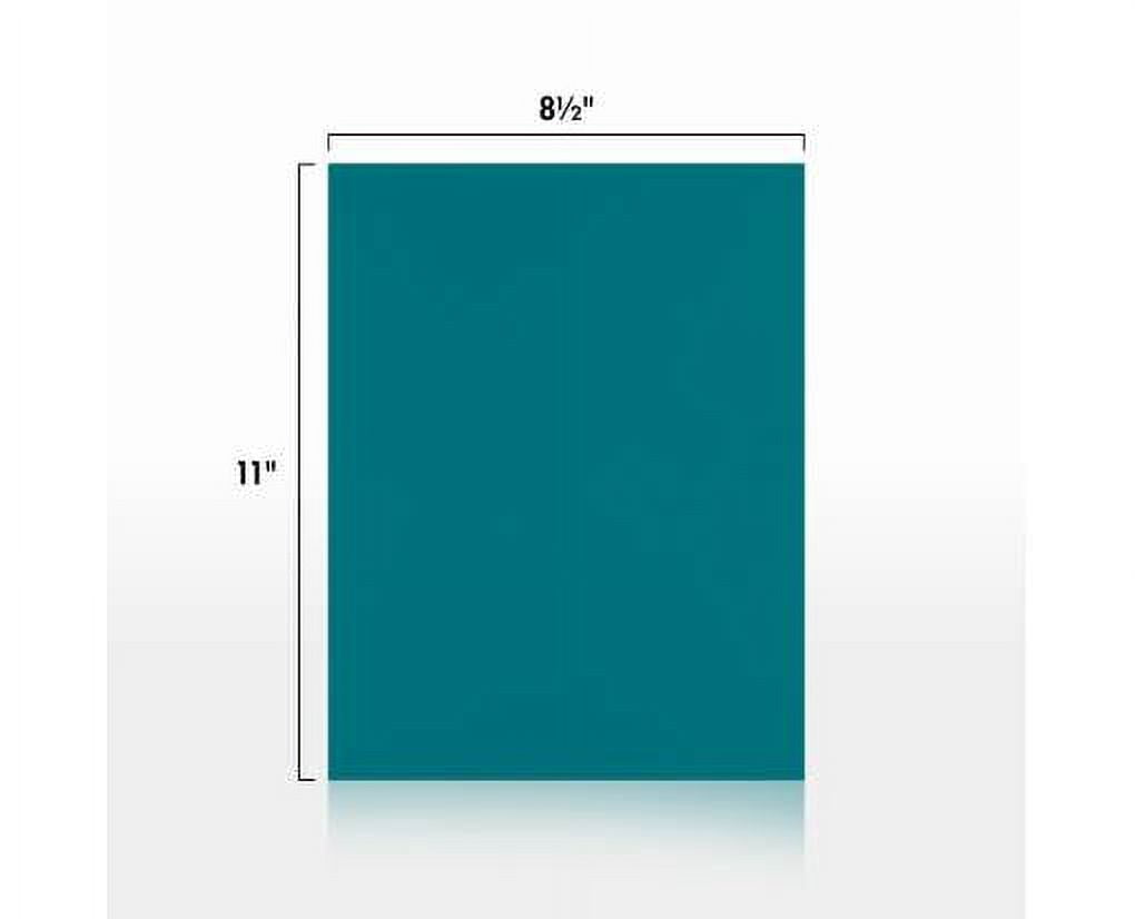 LUXPaper 8 1/2 x 11 Paper, Teal, 50/Pack