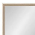 thumbnail image 3 of Kate and Laurel Quato Transitional Rectangle Wall Mirror, 24 x 36, Natural, Framed Rectangular Bathroom Vanity Mirror with Embossed Woodgrain Texture, 3 of 7