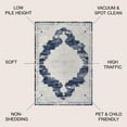 thumbnail image 3 of JONATHAN Y MODERN PERSIAN 3 x 5 Area Rug, Alhambra Ornate Medallion - Ivory/Navy, MDP400E-3, 3 of 10