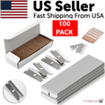 thumbnail image 1 of HLONK 100 PCS Razor Blades Single Edge Extra Sharp Heat Treated Safety Knife Scrapers, 1 of 20