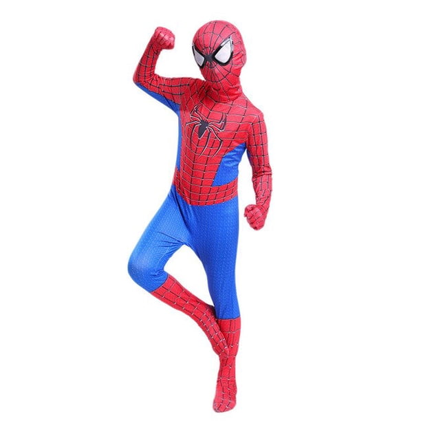 Disfraz de Spiderman Miles Morales, disfraz de Spider Man, mono Zentai, traje de superhéroe de Anime, Mono para Halloween para niños Fivean unisex