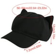 thumbnail image 3 of Girl Cats Ear Baseball Hat Berets Hat Eye Catching Travel Gathering Visors Hat for Cycling Hiking Sun Hat, 3 of 8