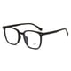 thumbnail image 1 of Gafas de sol con montura cuadrada retro con espejo plano y antiluz azul, modernas y con acabado para miopía, 1 of 1