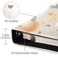 thumbnail image 3 of FORMRS 3 Ring Photo Album 4"x6" Self Adhesive Large Capacity PU Leather Cover, Halloween Ghosts, 3 of 8