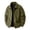 Army Green #017, variant on Men's Corduroy Jacket Fall Casual Button Down Jacket with Notched Collar & Side Pockets Relaxed Fit Outerwear S