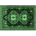 thumbnail image 1 of Ahgly Company Indoor Rectangle Persian Emerald Green Traditional Area Rugs, 7' x 10', 1 of 4
