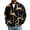 Navy #7, variant on WULMLEO Christmas Loose Fit Zip Up Bomber Jackets For Men Snowflake Graphic Waffle Knit Jacket Winter Daily Outerwear Navy XL