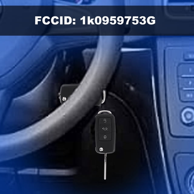 Llave de control remoto de coche de 3 botones, chip ID48 de 433 Mhz para Seat Skoda 1k0959753G