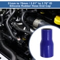 thumbnail image 2 of Ofertas Únicas 51mm a 70mm ID Acoplador Recto de Manguera de Silicona 4 Capas de Tela Intercooler Calentador Turboalimentador Tubería de Entrada de Aire Radiador Tubo de Refrigerante Azul Negro, 2 of 7