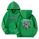 thumbnail image 2 of Moonsky Sudadera con capucha y cordón HUNTRX, estampado de grupo de chicas coreanas, jersey corto, suave y cómodo, top de manga larga para primavera y otoño. Verde 140, 2 of 5