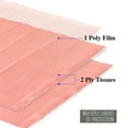 thumbnail image 4 of JMU Dental Bibs,Disposable 2ply tissues + 1ply poly film, 13"x18", Orange, 500pcs/Case, 4 of 5