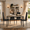 Burgundy, variant on Aiho 5-Piece Kitchen Dining Table Set for 4 for Dining Room, Black