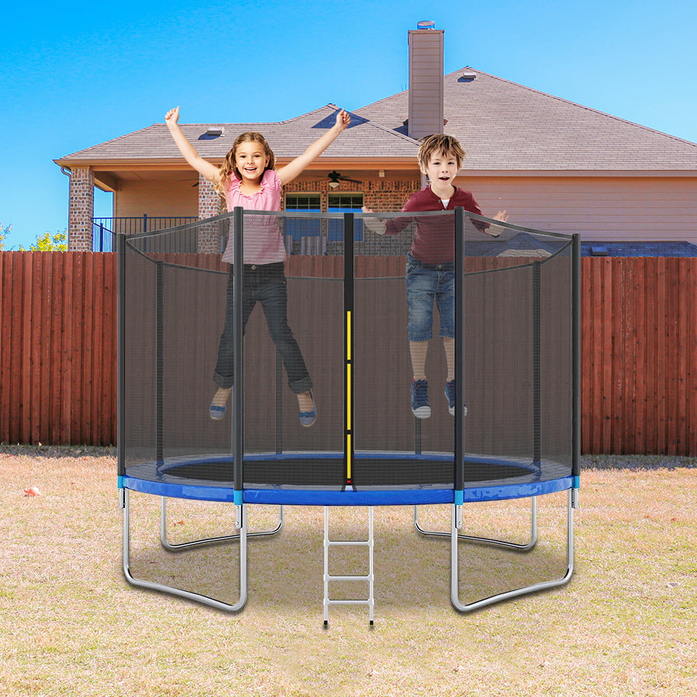 Details about   12Ft Outdoor Kids Jumping Round Trampoline Exercise Safety Net Enclosure US 