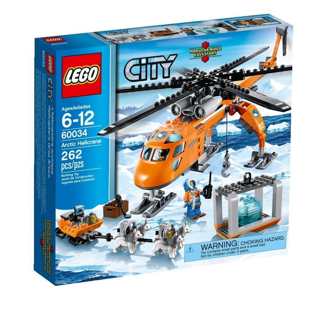 LEGO City Arctic Helicrane 60034 Building Toy (Discontinued by